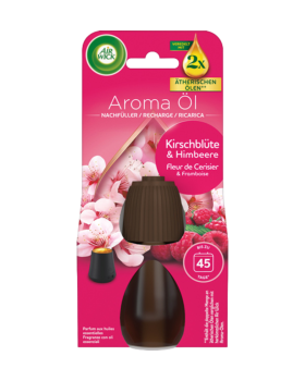 Air Wick Aroma ­Oel Kirschbluete und Himbeere NACHFUELLUNG Flakon, 20ml